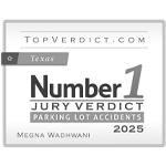 TopVerdict.com | Number 1 Jury Verdict | Parking Lot Accidents | Cortez Law Firm, PLLC | Texas | 2025 | Megna Wadhwani